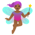 woman fairy, medium-dark skin tone